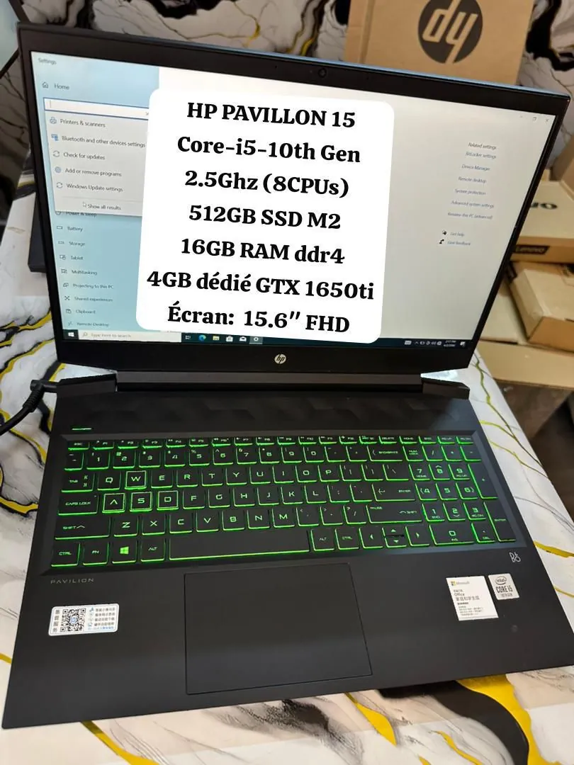 HP Pavillon 15 - 💻 HP Pavilion 15 – Puissance et Élégance au meilleur prix ✨ Caractéristiques principales : ⚡ Proces en vente sur NeoShop Burkina Faso
