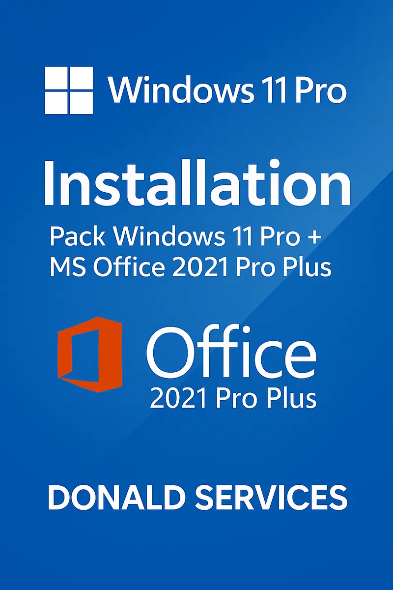 Pack Premium : Windows 11 Pro + Microsoft Office 2021 Pro Plus en vente sur NeoShop Burkina Faso